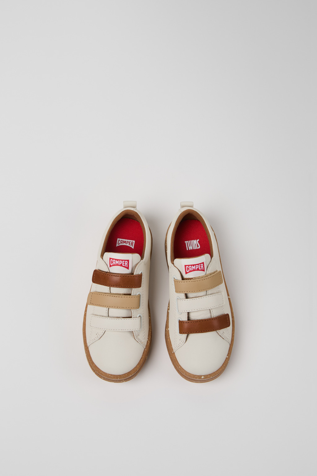 Twins Multicolor Leather Sneakers for Kids. - Image 4