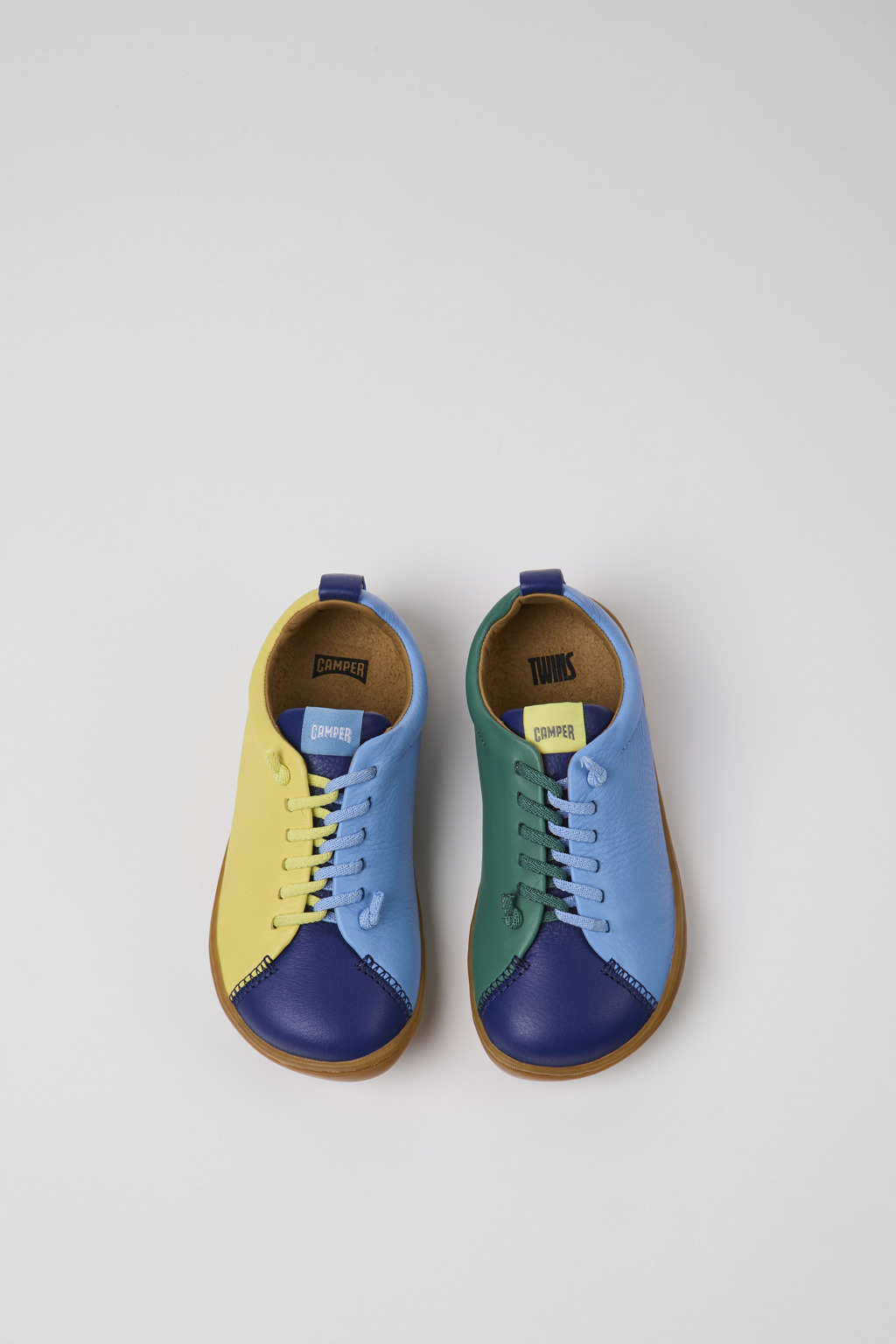 Twins Multicolored leather lace-up shoes - Image 4