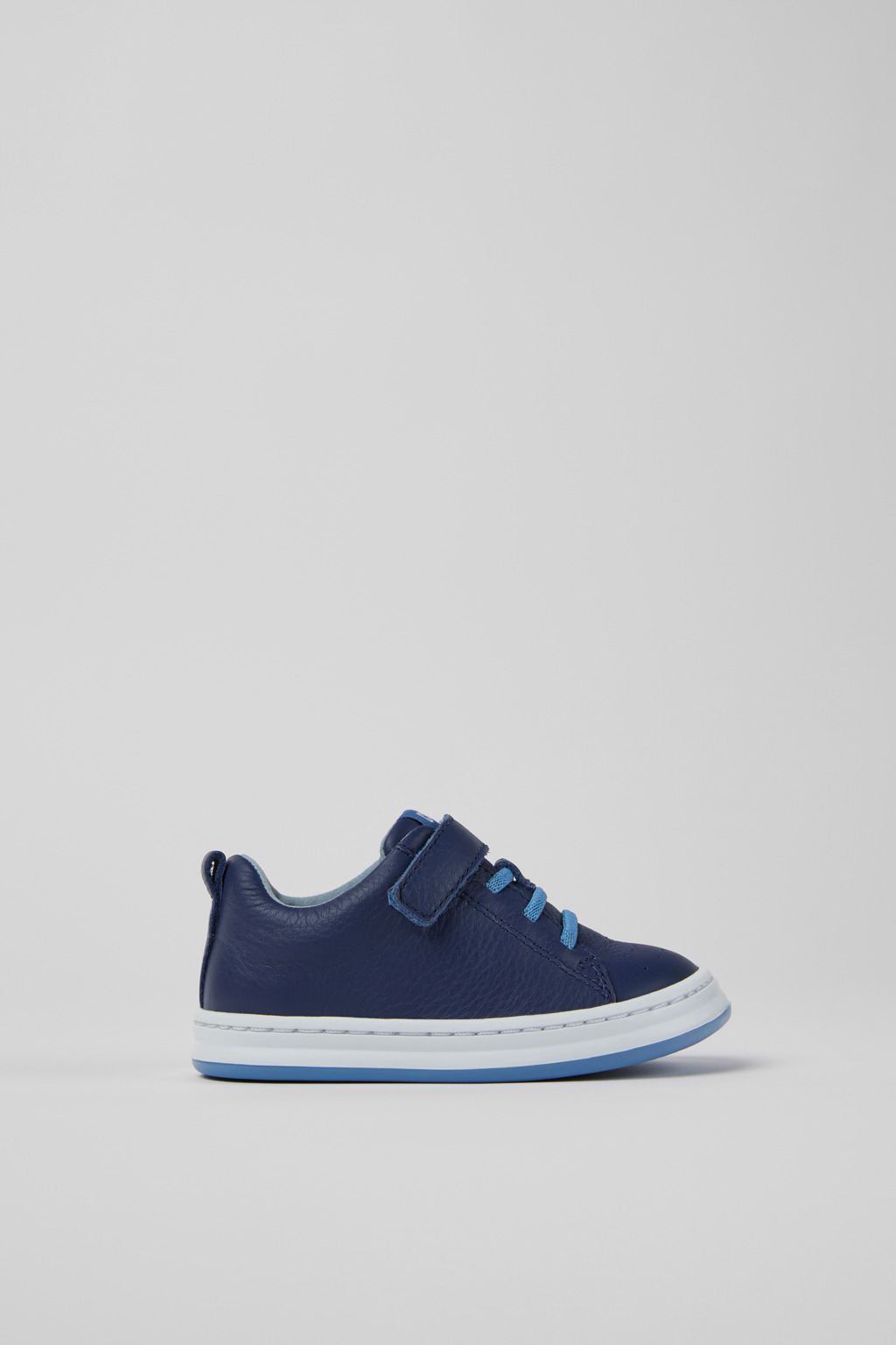 Runner Blue leather sneakers for kids - Image 2