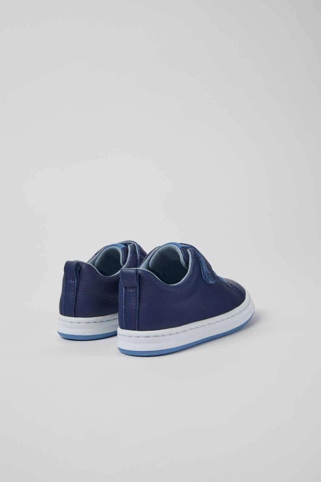 Runner Blue leather sneakers for kids - Image 3