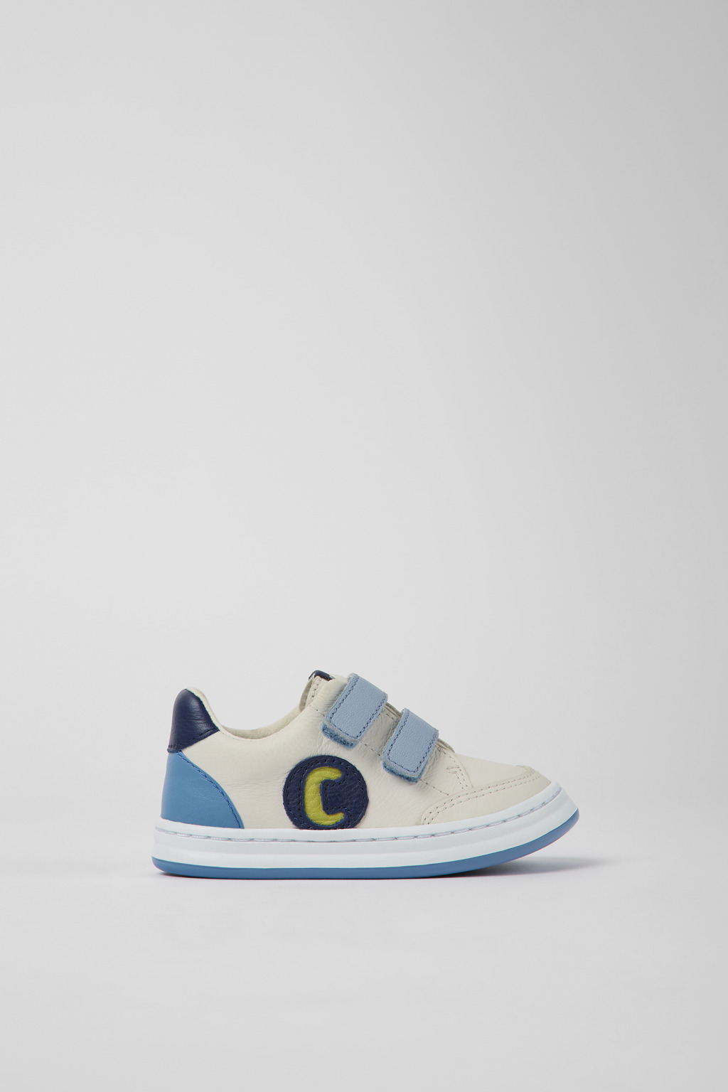 Runner Multicolored leather sneakers for kids - Image 2