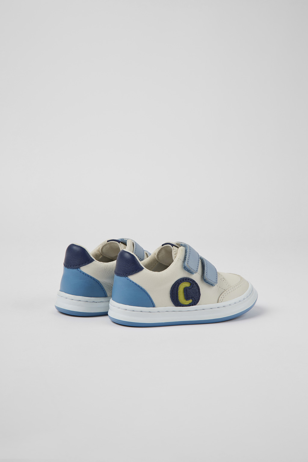 Runner Multicolored leather sneakers for kids - Image 3