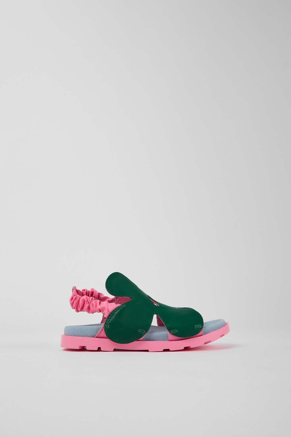 Brutus Sandal Green and pink leather sandals for kids - Image 2