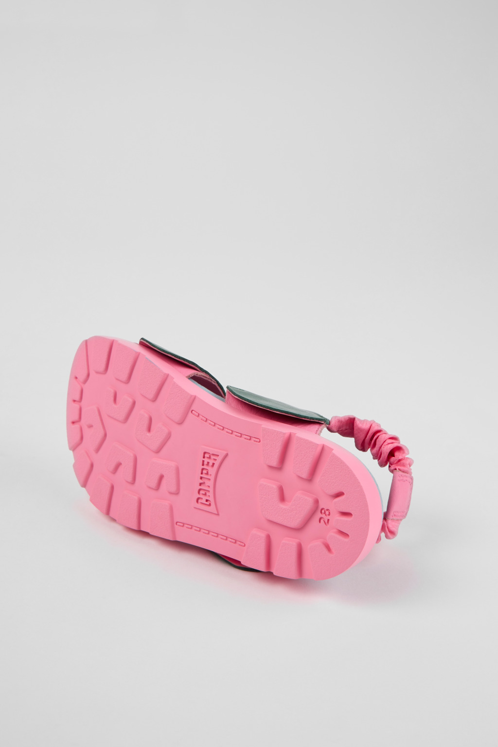 Brutus Sandal Green and pink leather sandals for kids - Image 5