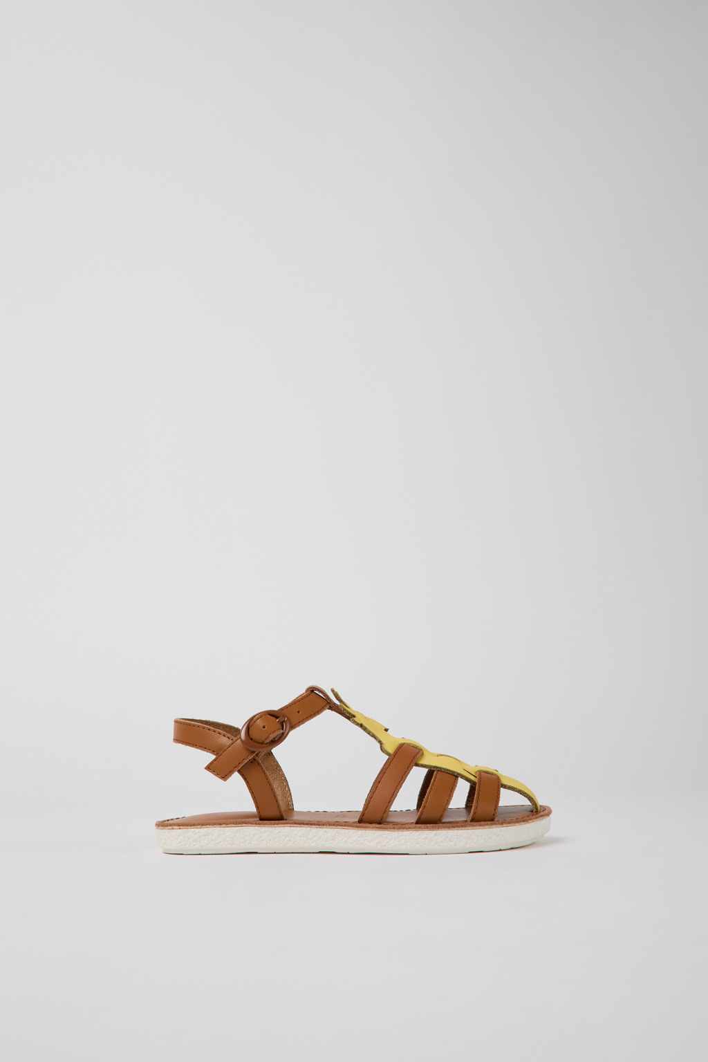 Twins Multicolored leather sandals for kids - Image 2