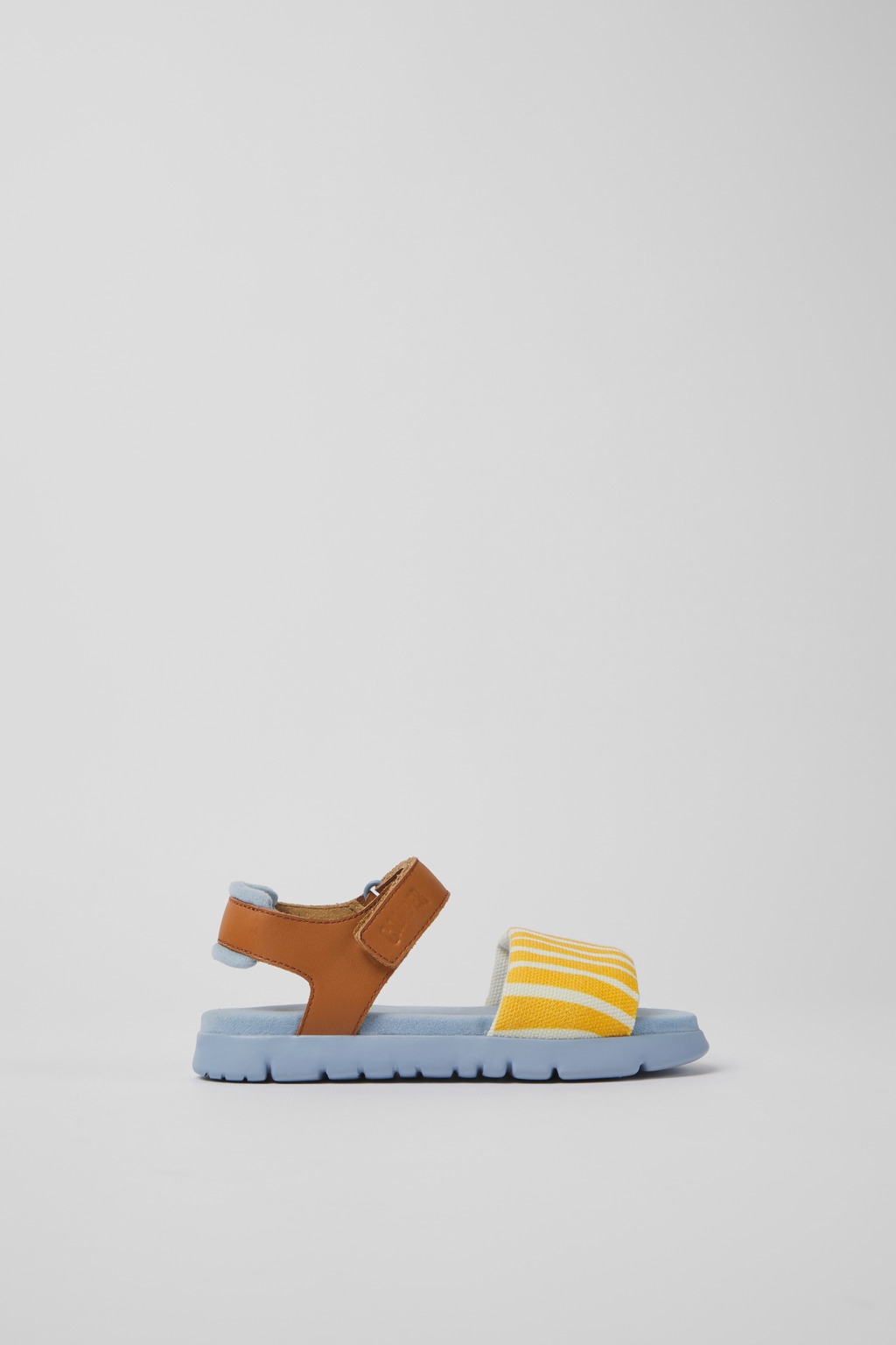 Oruga Multicolored textile and leather sandals for kids - Image 2