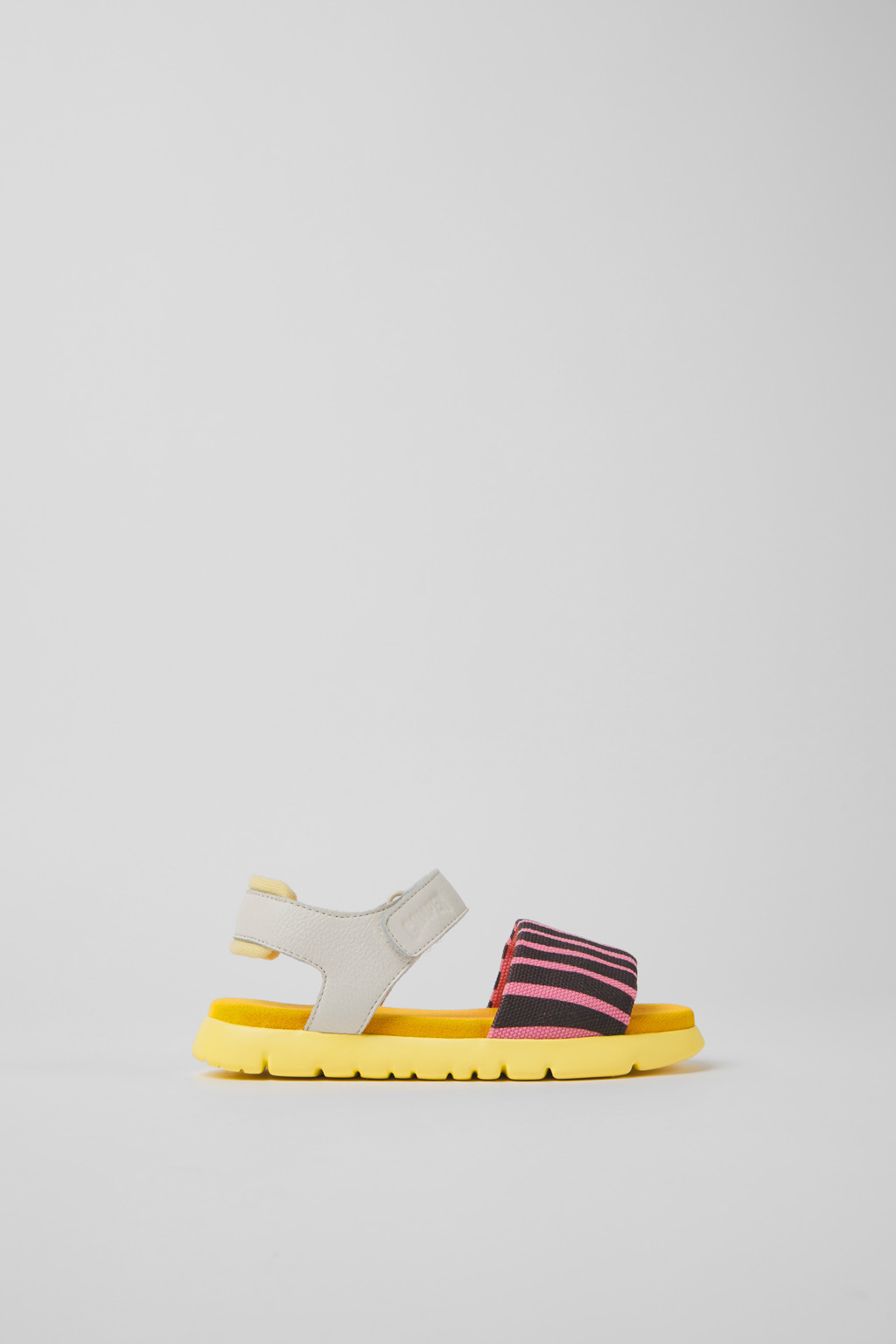 Oruga Multicolored textile and leather sandals for kids - Image 2