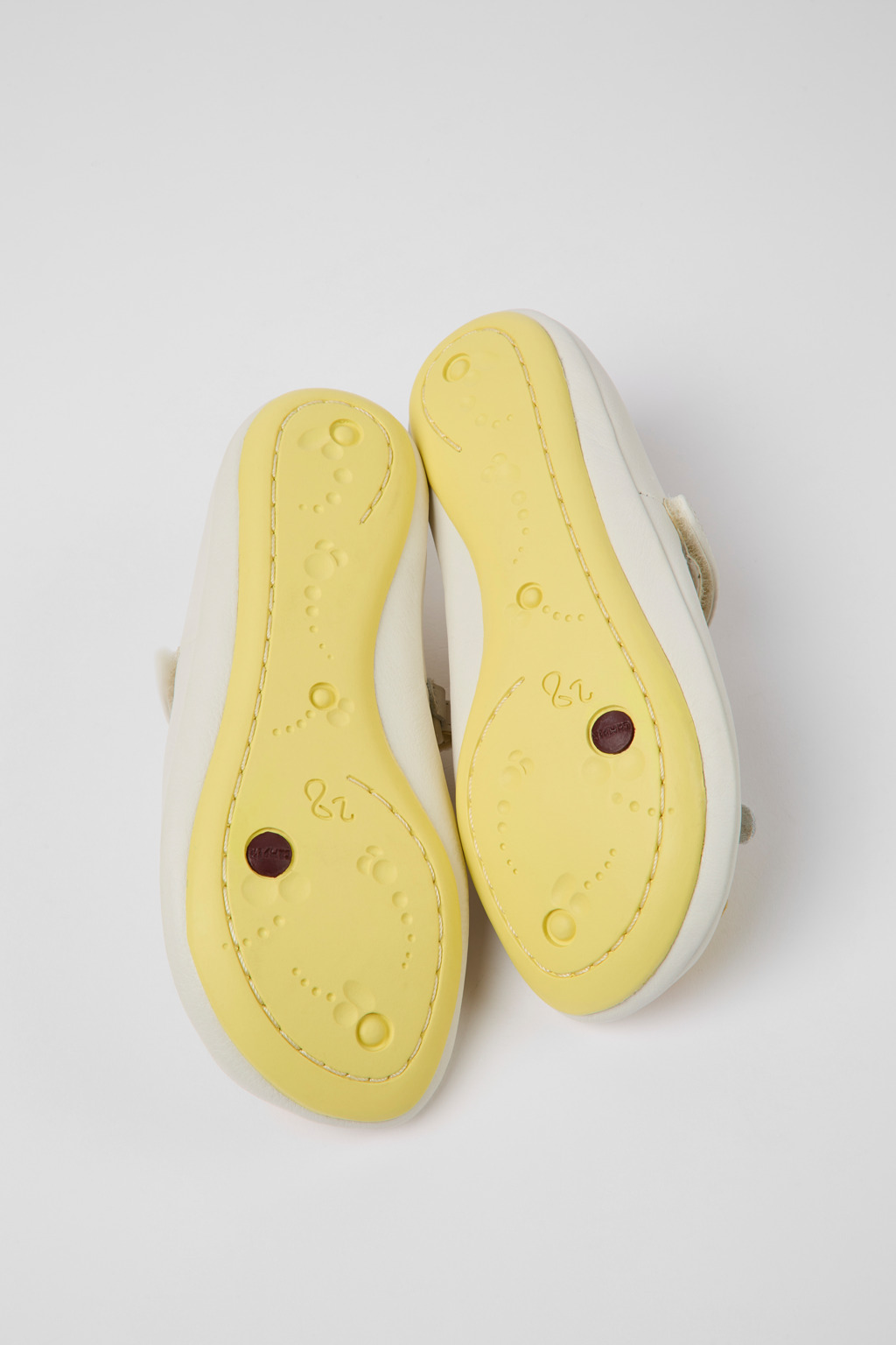 Twins White leather ballerinas for kids - Image 5