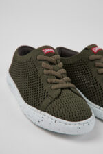Peu Touring Green textile shoes for kids