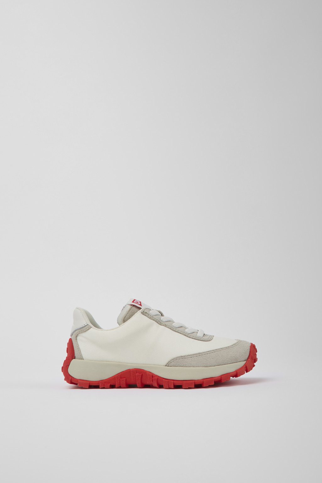 Drift Trail White textile and leather sneakers for kids - Image 2