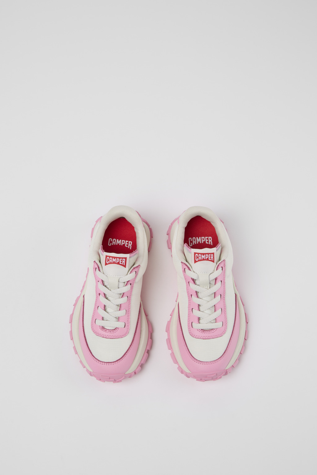 Drift Trail White Textile/Leather Sneaker - Image 4