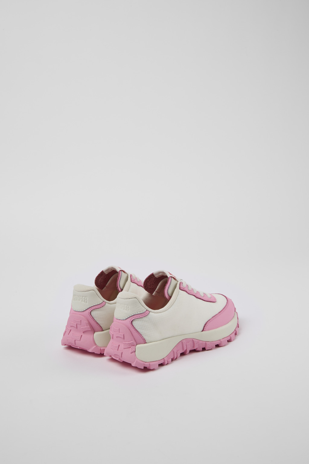 Drift Trail White Textile/Leather Sneaker - Image 3