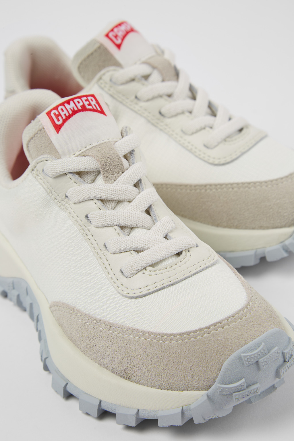 Drift Trail White Textile/Nubuck Sneaker - Image 3