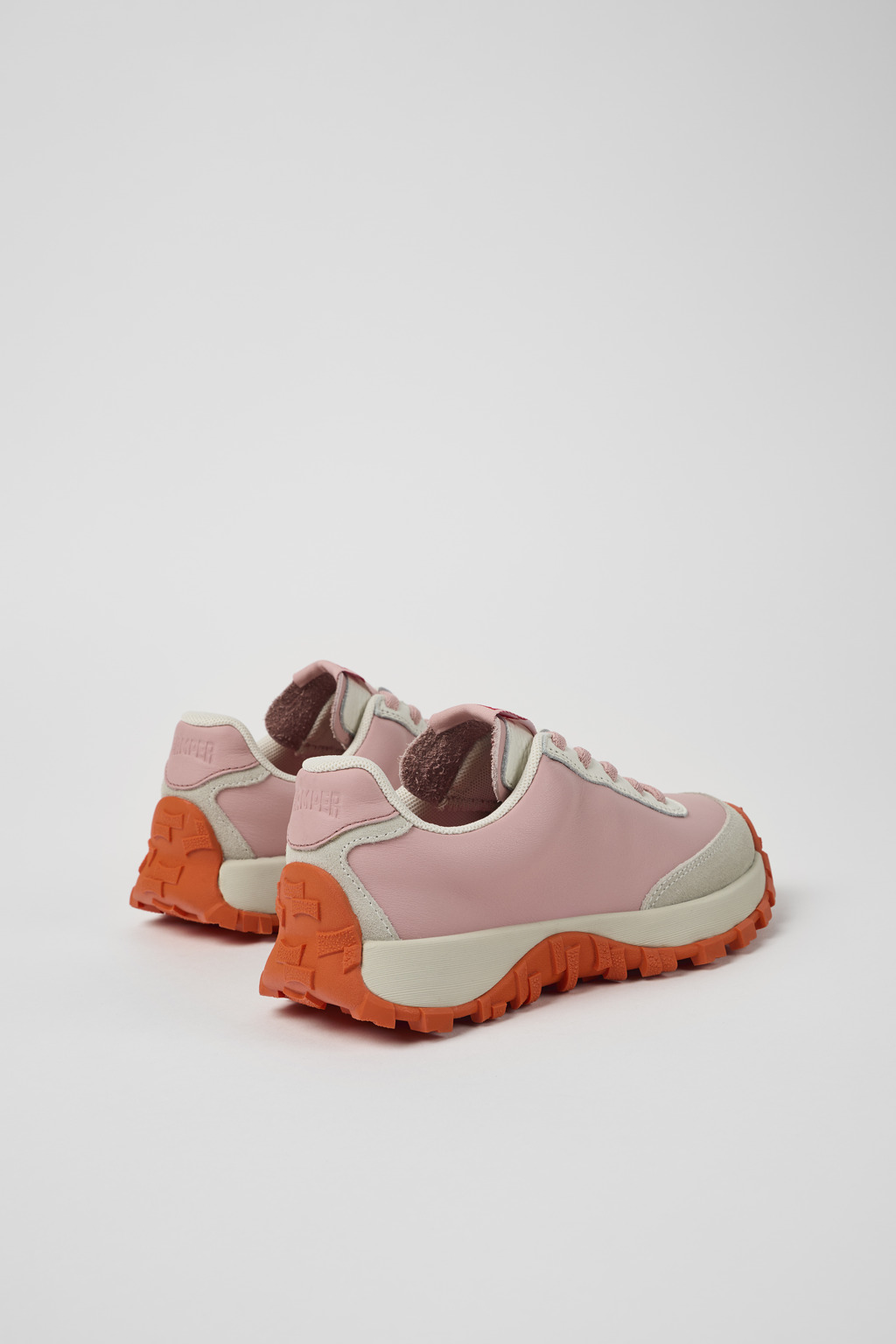 Drift Trail Pink and gray leather and nubuck sneaker - Image 3