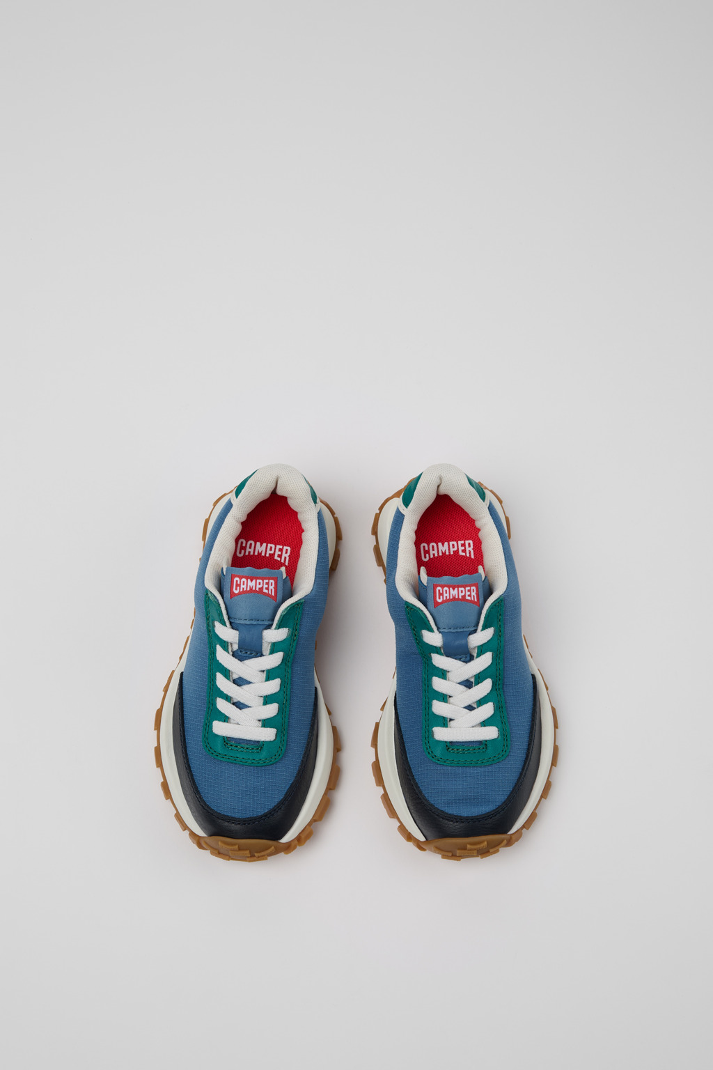 Drift Trail Multicolor Recycled PET and Leather Sneakers for Kids. - Image 4