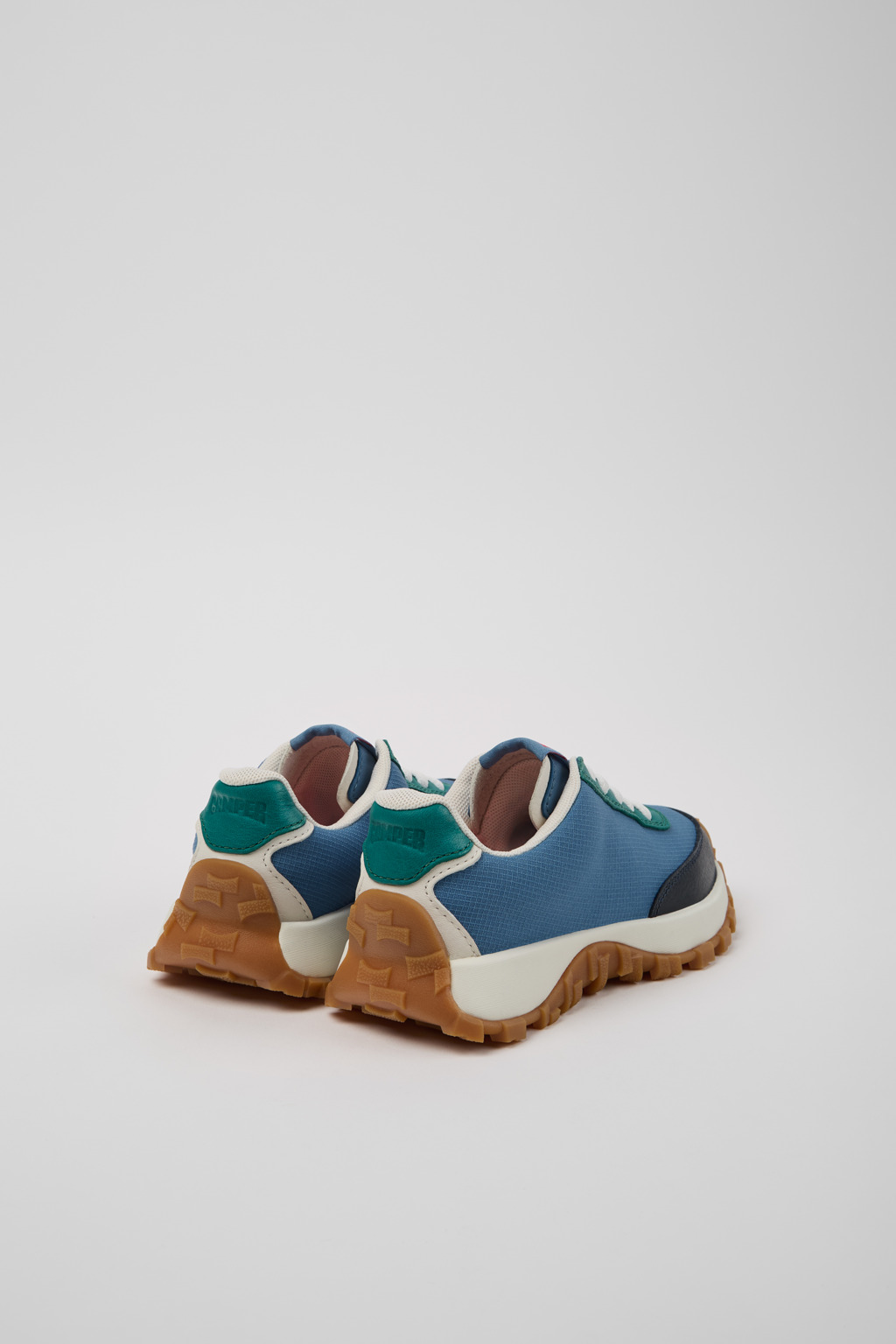 Drift Trail Multicolor Recycled PET and Leather Sneakers for Kids. - Image 3