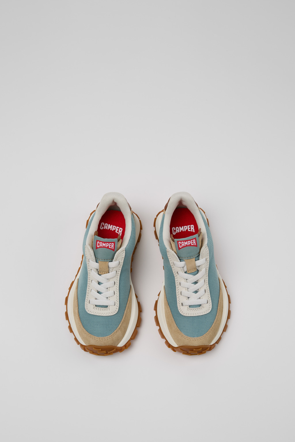 Drift Trail Multicolor Recycled PET and Nubuck Sneakers for Kids. - Image 4
