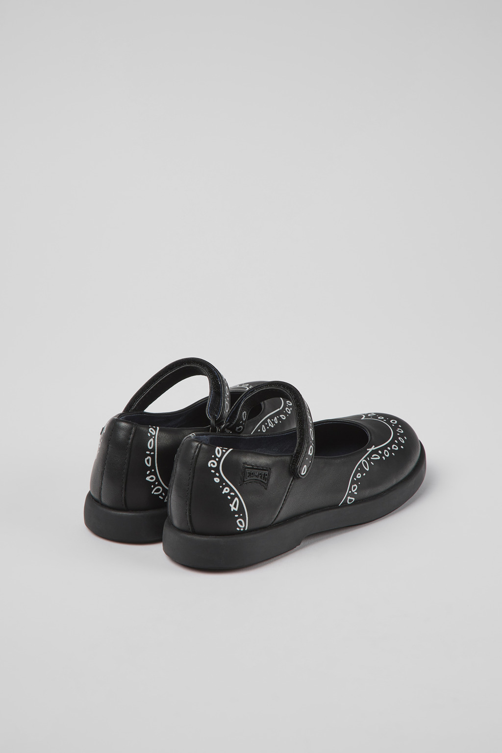 Twins Black leather Mary Jane shoes for kids - Image 3