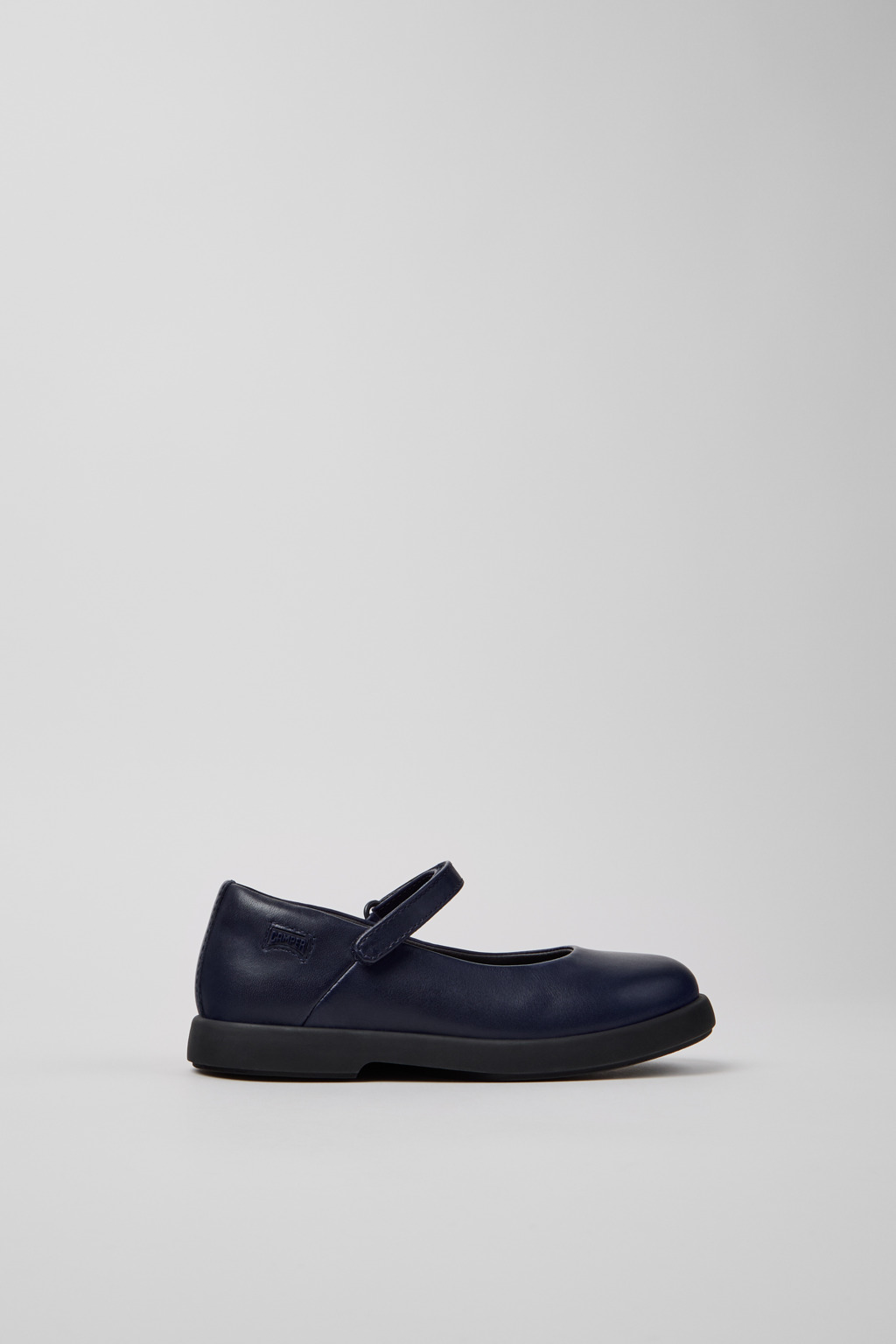 Duet Blue Leather Ballerinas for Kids. - Image 2