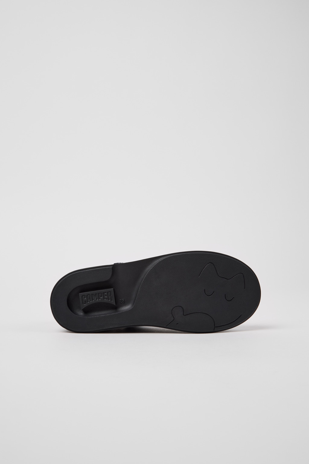 Duet Blue Leather Ballerinas for Kids. - Image 5