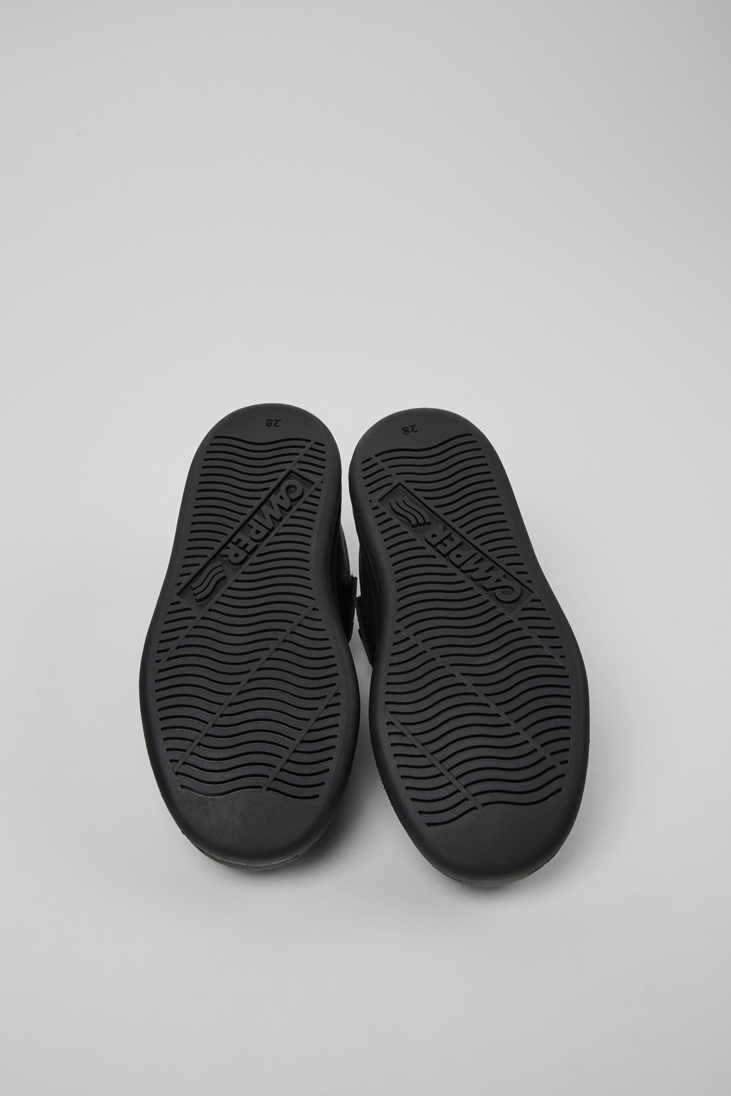 Runner Black leather and nubuck sneakers for kids - Image 5