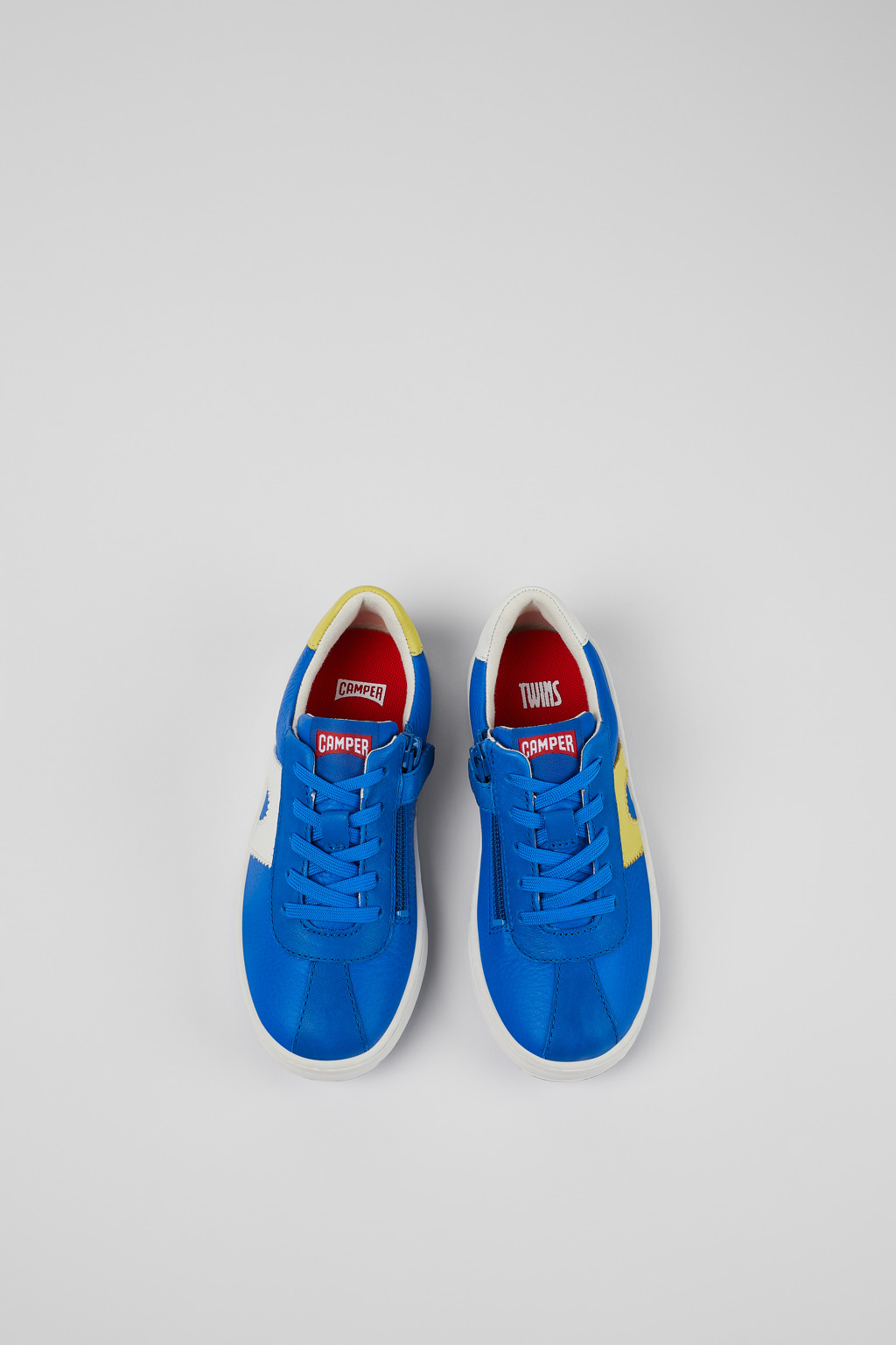 Twins Blue Leather Sneaker - Image 4