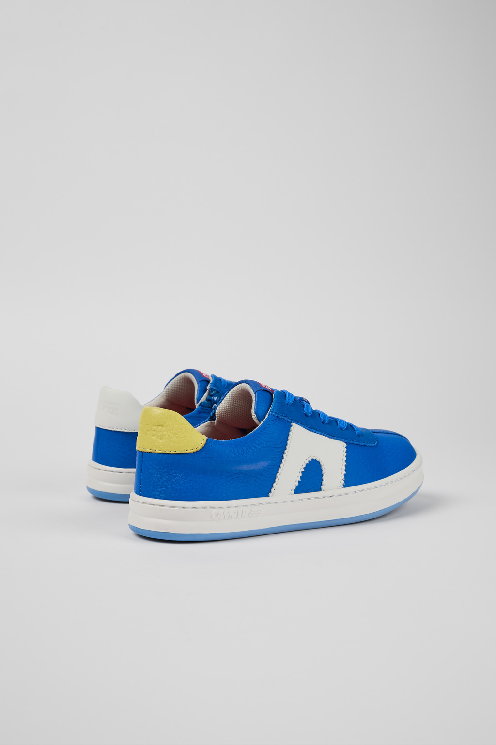 Twins Blue Leather Sneaker - Image 3