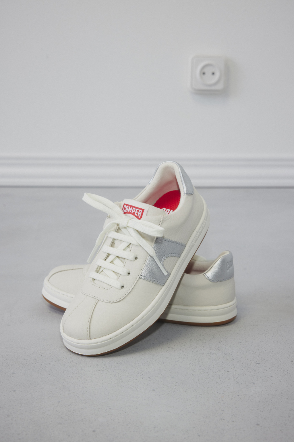 Runner Multicolor Leather Sneakers for Kids. - Image 2