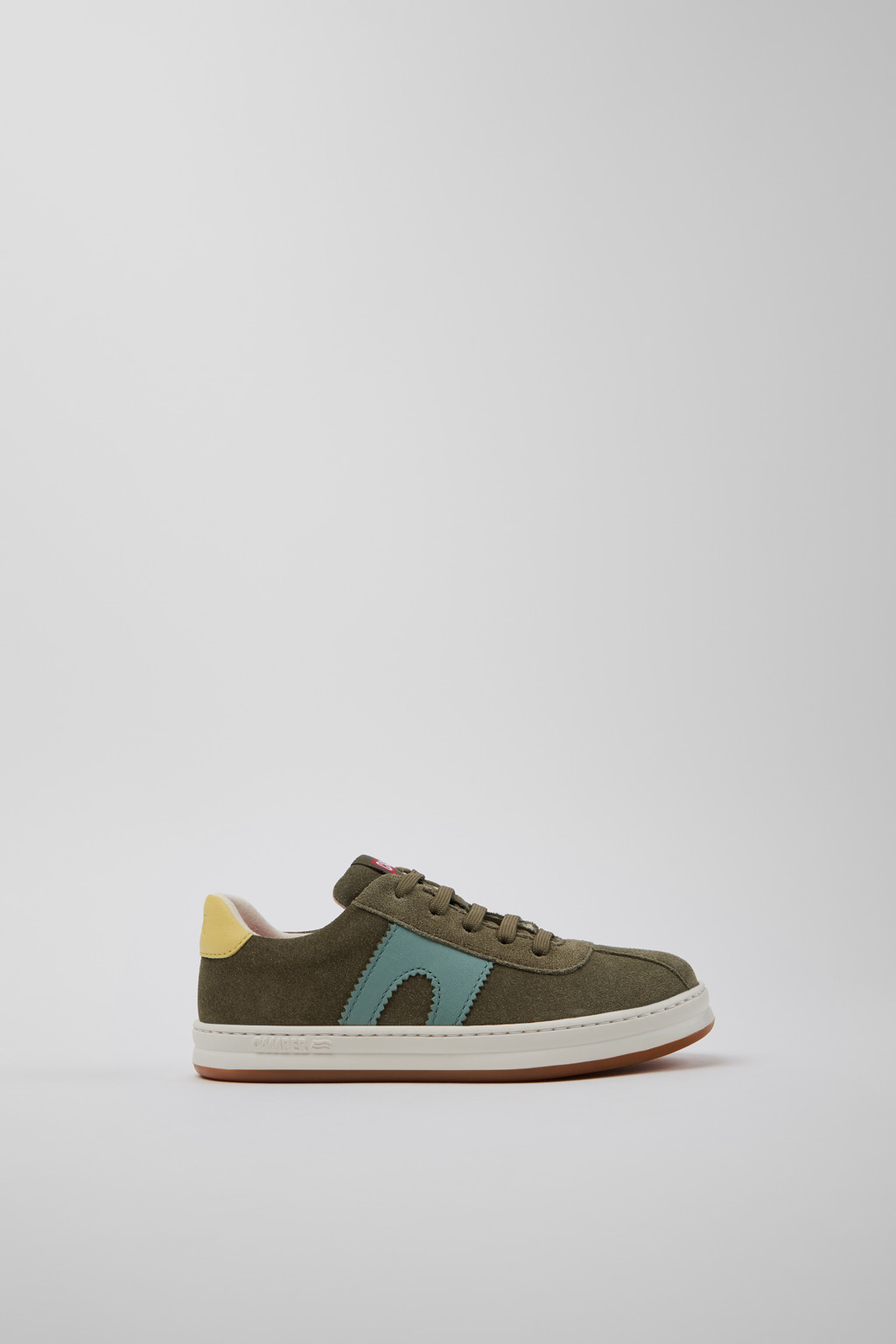 Twins Multicolor Nubuck and Leather Sneaker for Kids. - Image 2