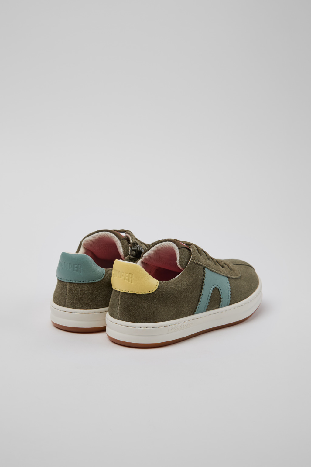 Twins Multicolor Nubuck and Leather Sneaker for Kids. - Image 3