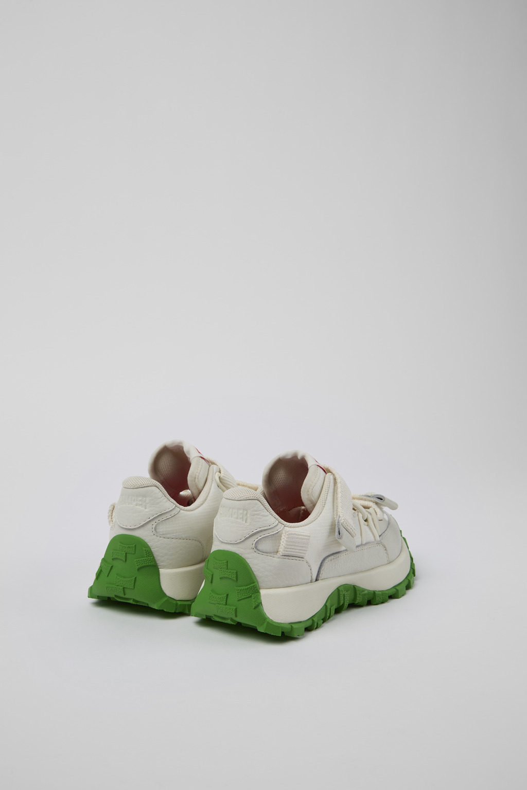 Drift Trail White Textile/Leather Sneaker - Image 3