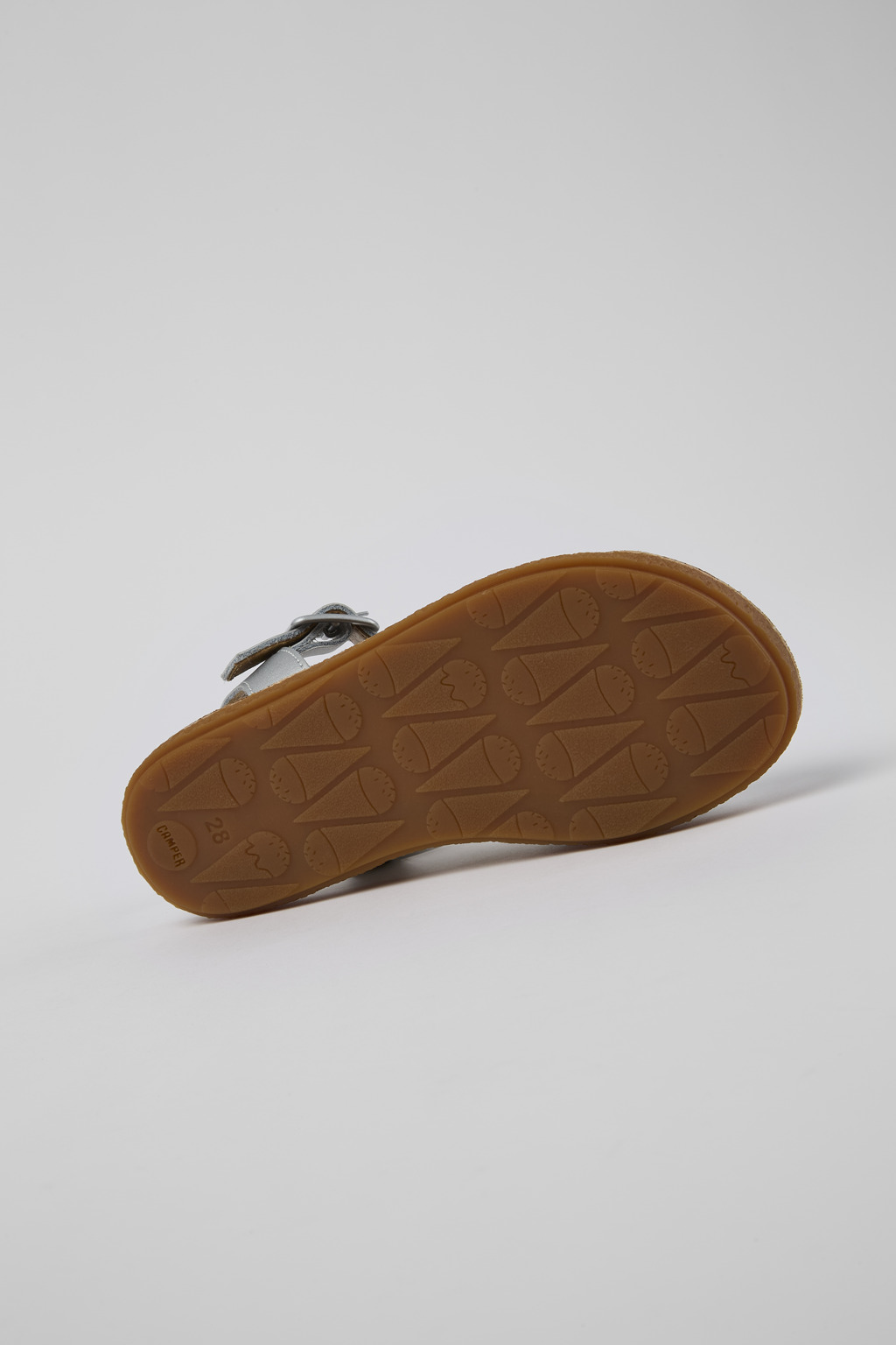 Miko Gray Leather Sandal - Image 5