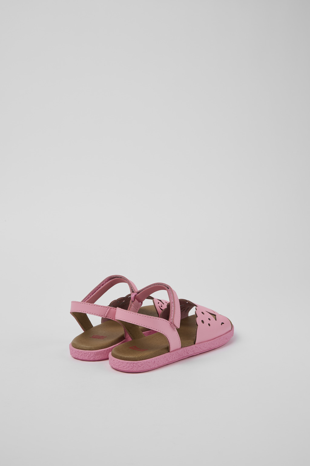 Twins Pink Leather Sandal - Image 3