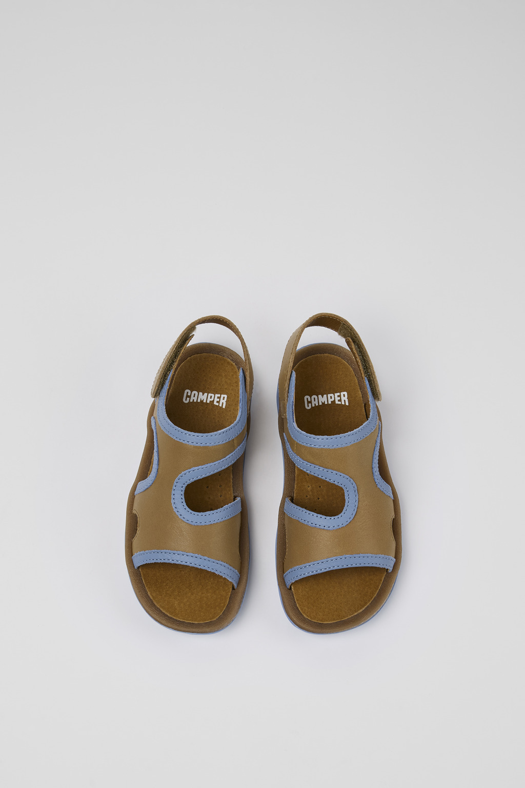 Bicho Brown Leather 2-Strap Sandal - Image 4