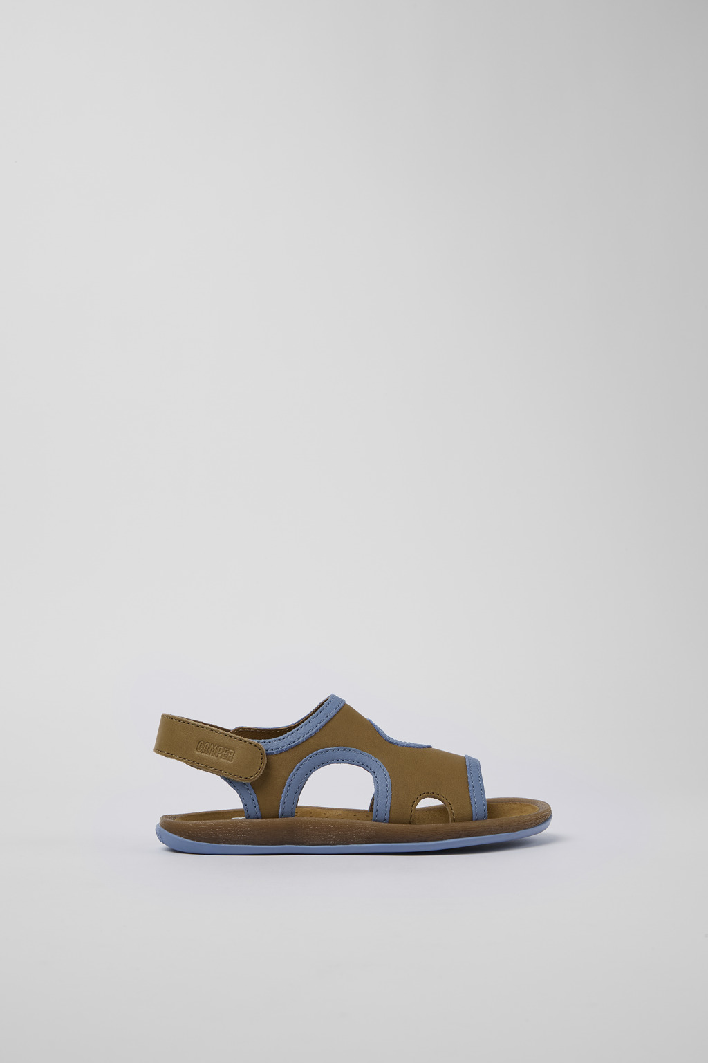 Bicho Brown Leather 2-Strap Sandal - Image 2