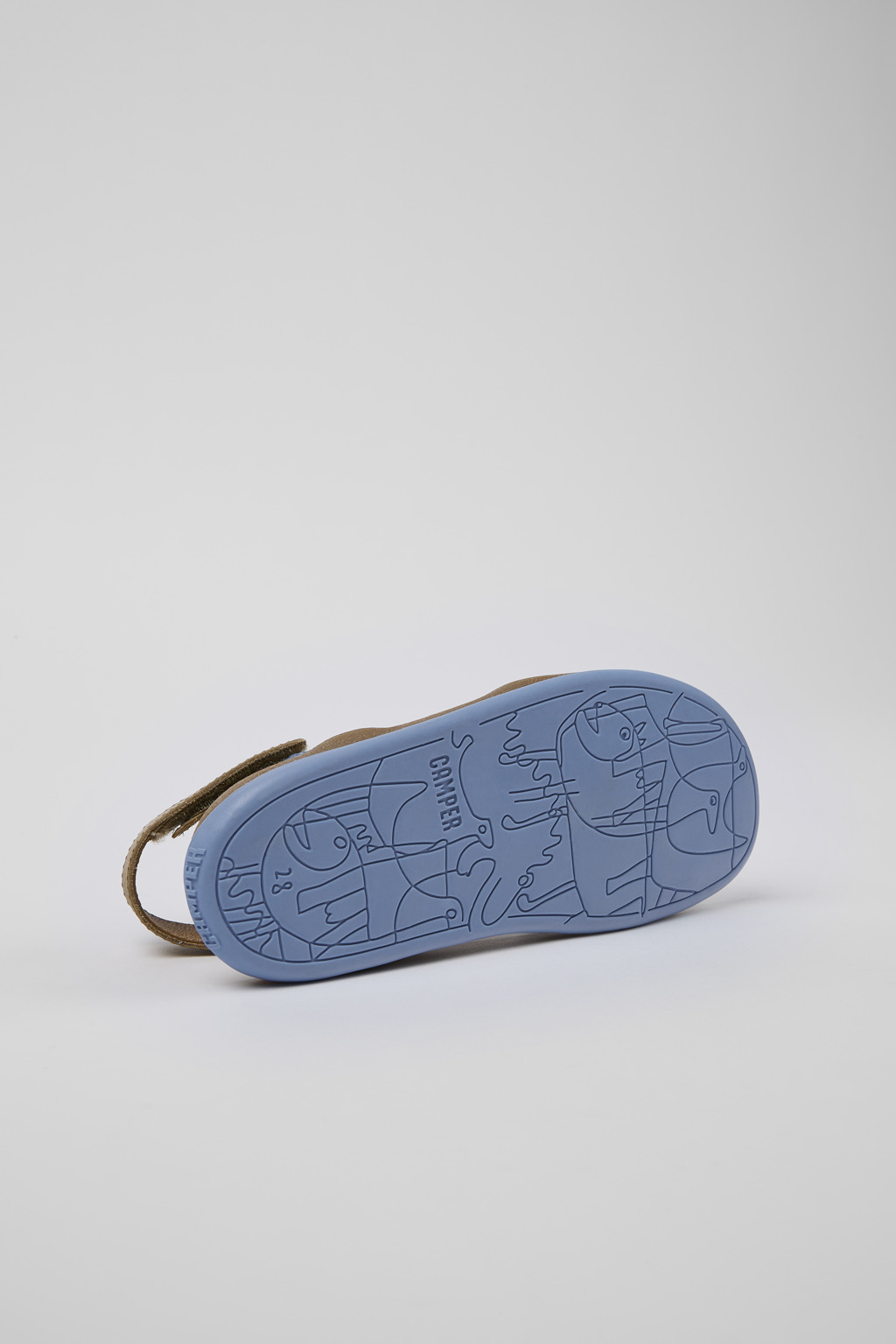 Bicho Brown Leather 2-Strap Sandal - Image 5