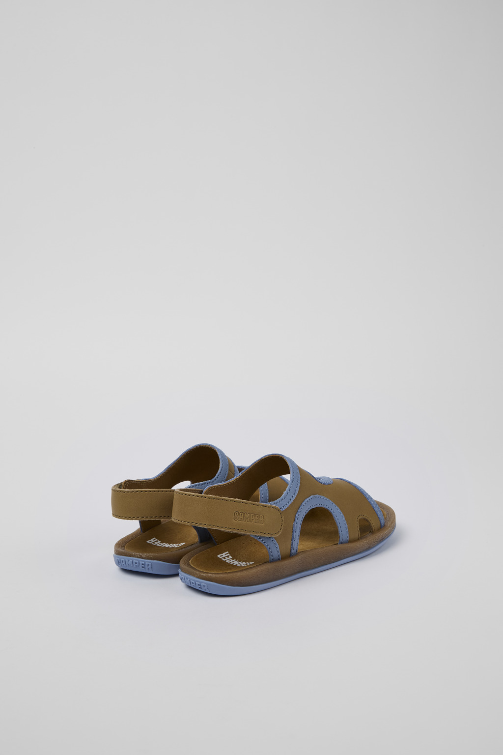 Bicho Brown Leather 2-Strap Sandal - Image 3