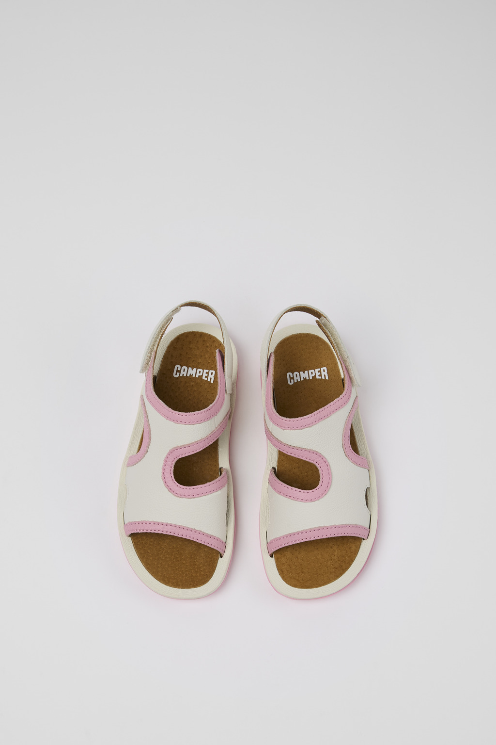 Bicho White Leather 2-Strap Sandal - Image 4