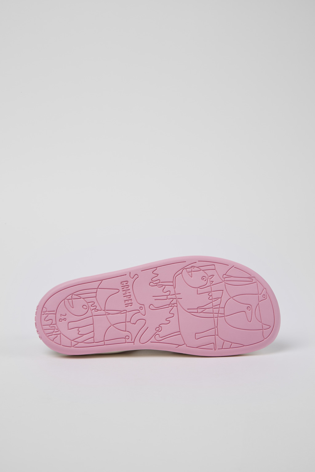 Bicho White Leather 2-Strap Sandal - Image 5