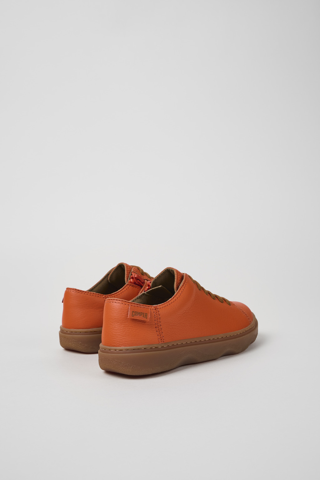 Kiddo Orange leather shoes for kids - Image 3