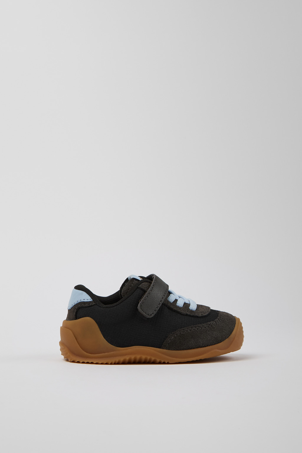 Dadda Black textile and nubuck sneakers for kids - Image 2