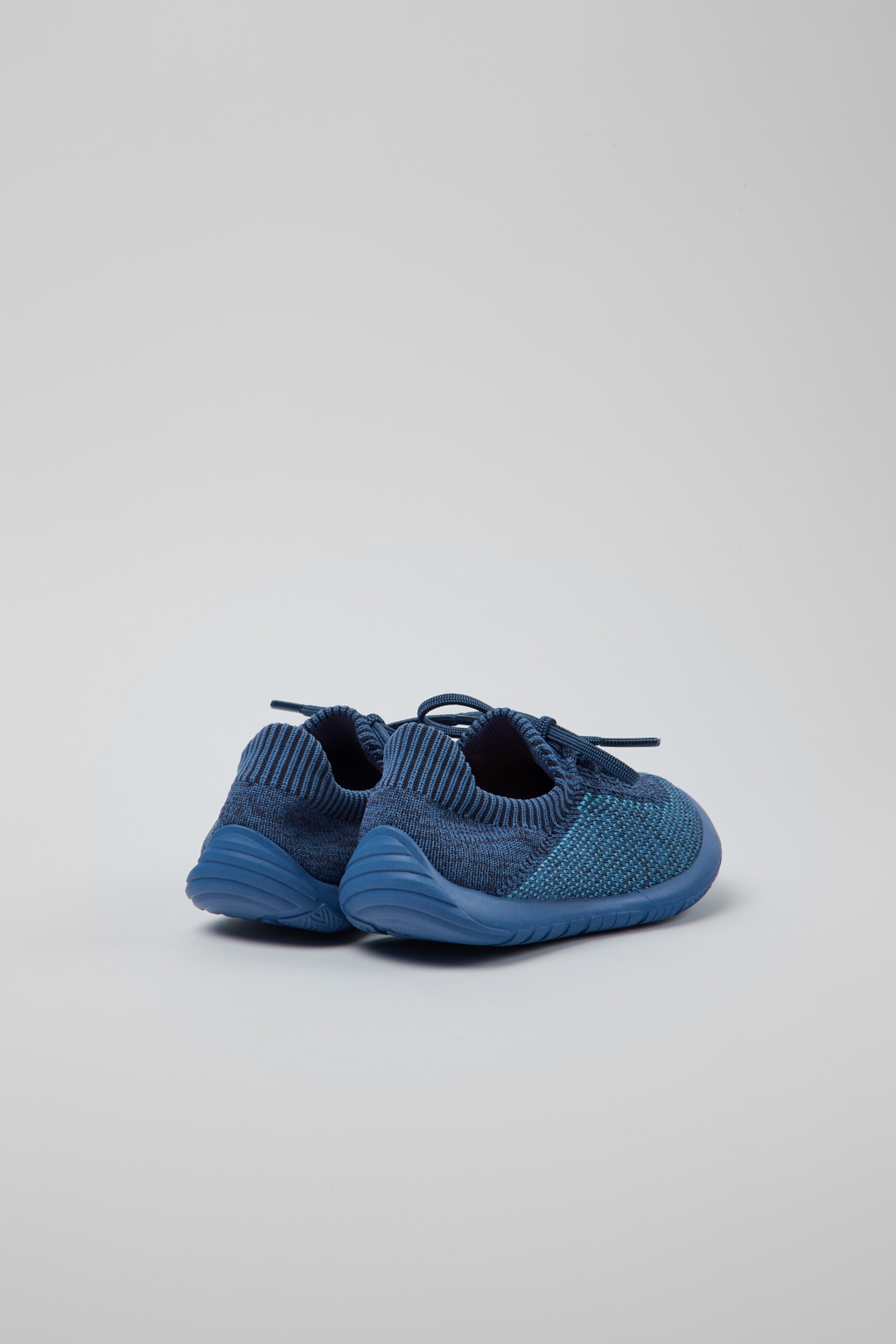Peu Blue Simplified Knit Uppers Kids' Sneakers. - Image 3