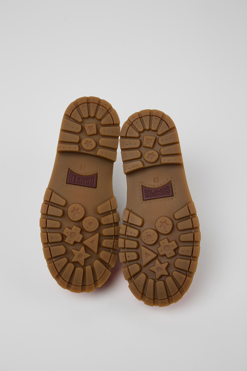 Bobo Choses x Camper Multicolor Leather and Nubuck Moccasins for Kids. - Image 5