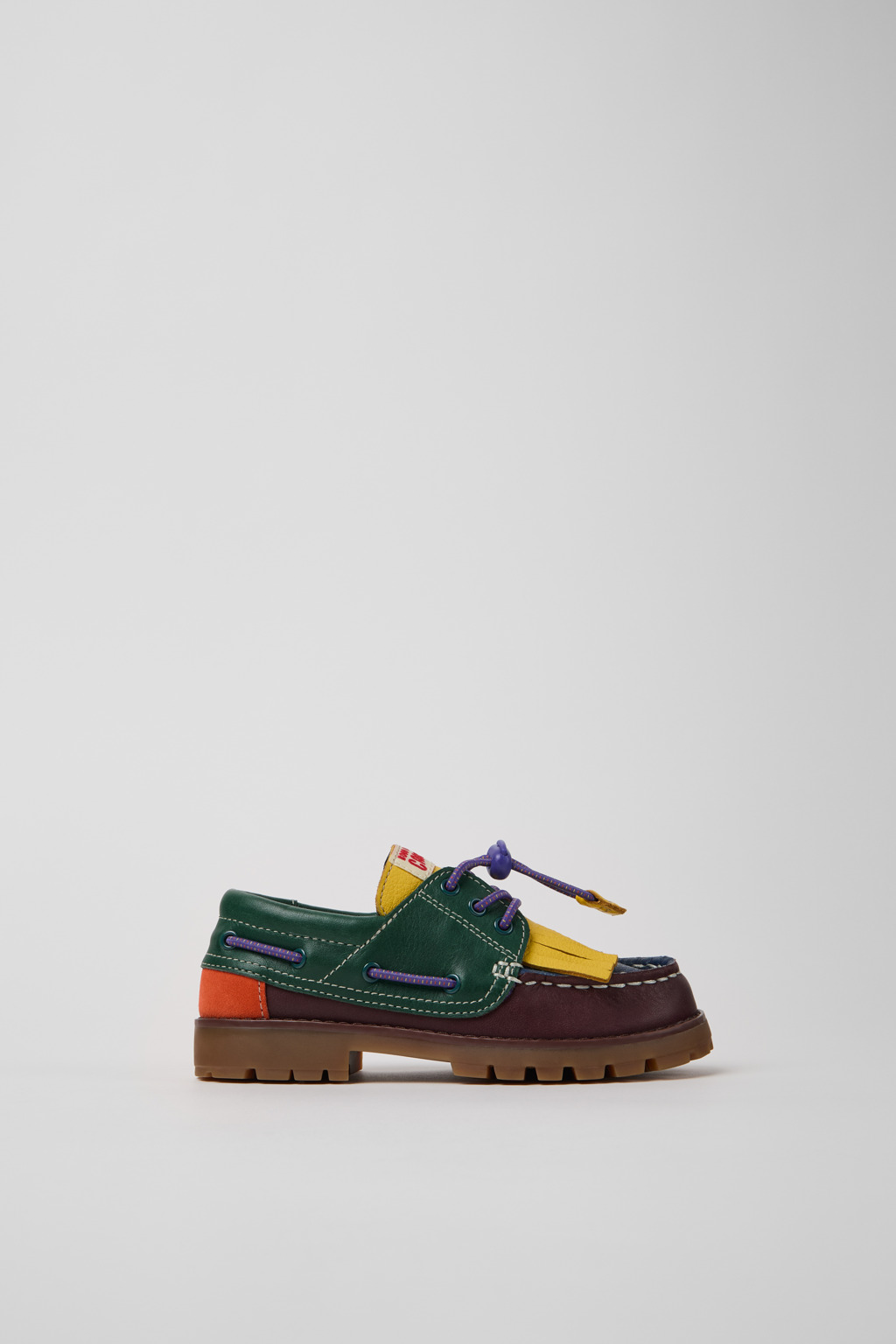 Bobo Choses x Camper Multicolor Leather and Nubuck Nautical for Kids. - Image 3