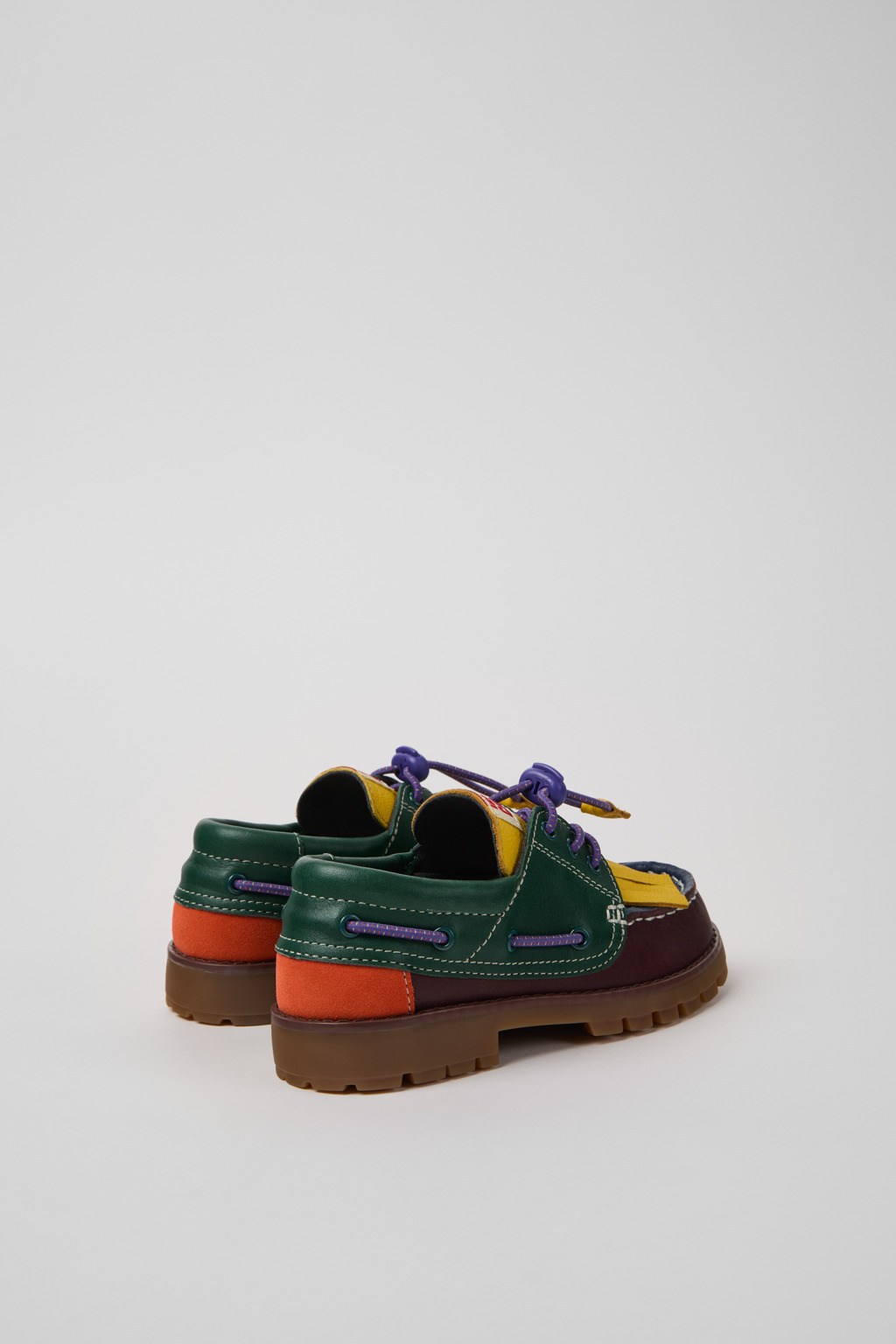 Bobo Choses x Camper Multicolor Leather and Nubuck Nautical for Kids. - Image 4