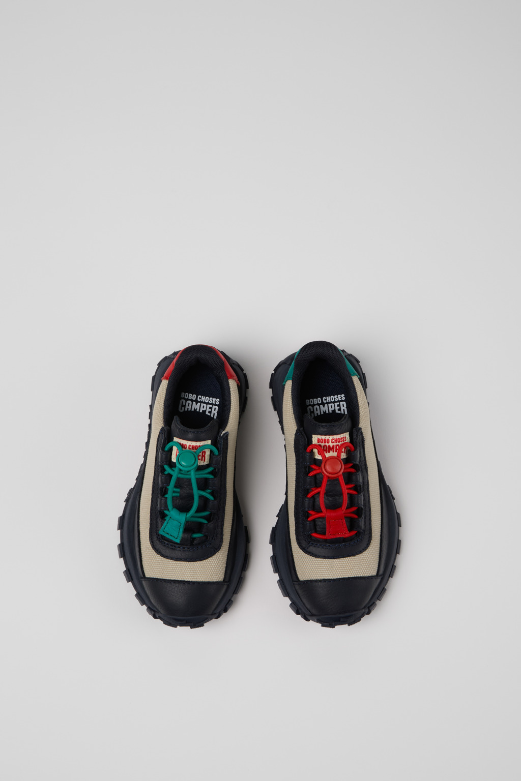 Bobo Choses x Camper Multicolor Textile and Leather Kids' Sneaker. - Image 4