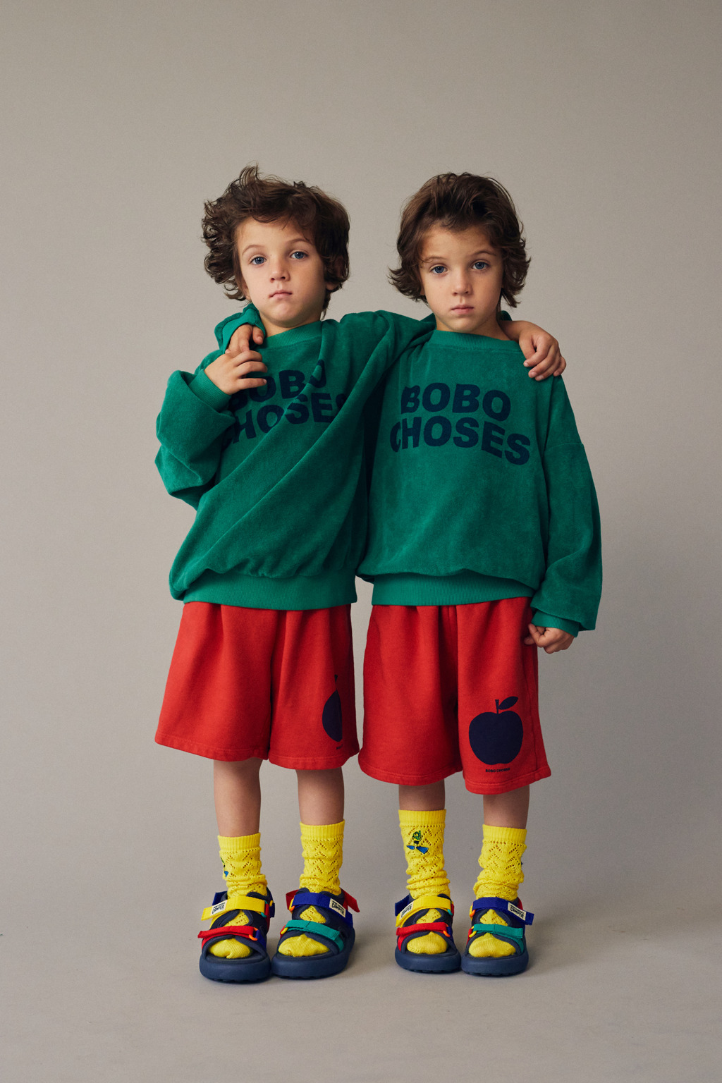 Bobo Choses x Camper Multicolor Textile Sandals for Kids. - Image 2