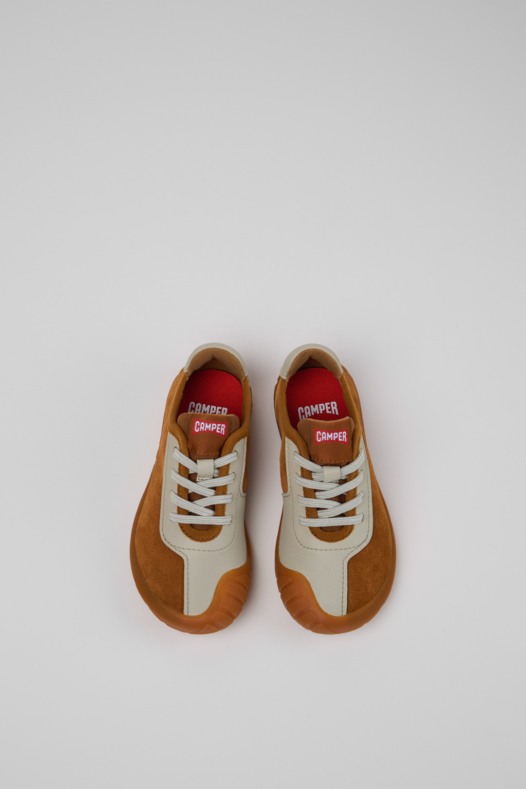 Peu Path Multicolor Nubuck Leather Sneakers for Kids. - Image 4