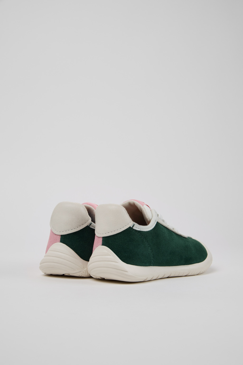 Twins Multicolor Nubuck and Leather Sneakers for Children. - Image 3
