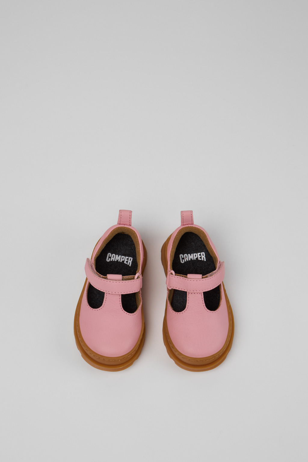 Brutus Pink Leather Shoes for Kids. - Image 4